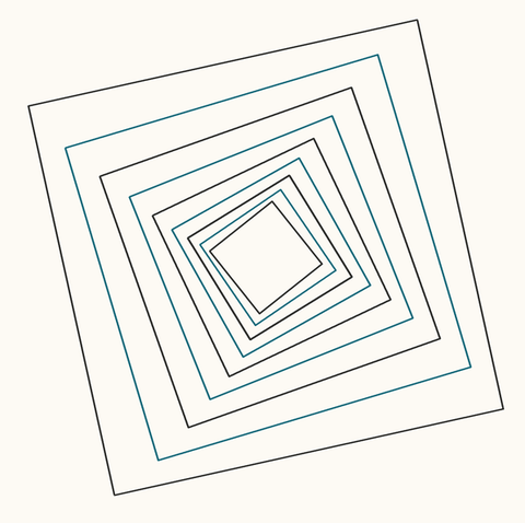 Nested squares scene used in this example.